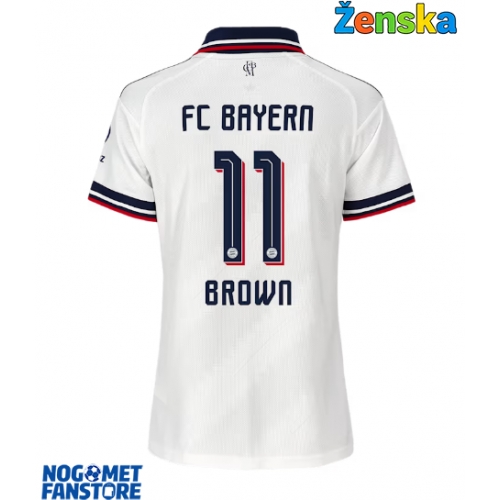 Bayern Munich Nathaniel Brown #11 Gostujuci Dres za Ženska 2026-27 Kratak Rukav
